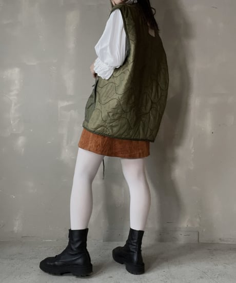 【USED】  Suede tight Skirt/220220-029
