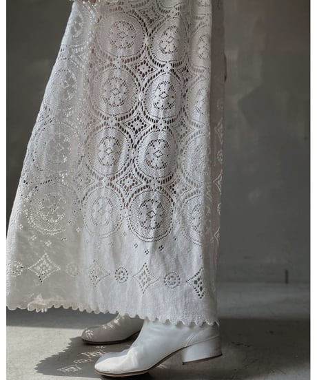 【RE;CIRCLE】 RE Crochet L/S One-piece①/20220317-021