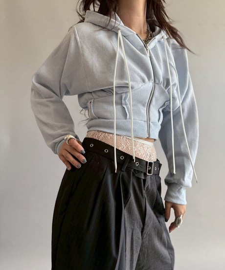 【RE;CIRCLE】 RE Zip Parka Short  / 251002-012