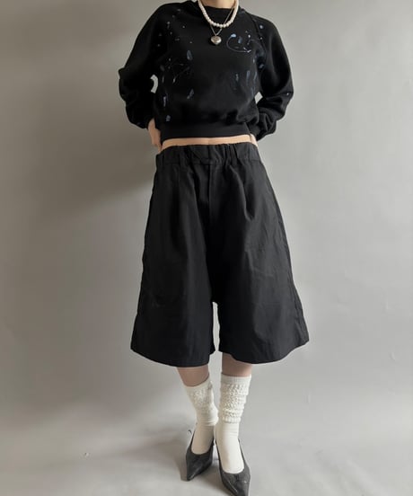【USED】 Paint Short Sweat / 250925-001