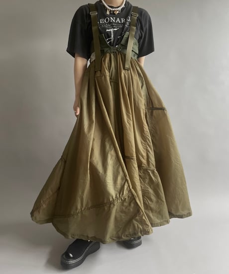 【RE;CIRCLE】 RE Army Parachute 2Way One-Piece / 240822-002
