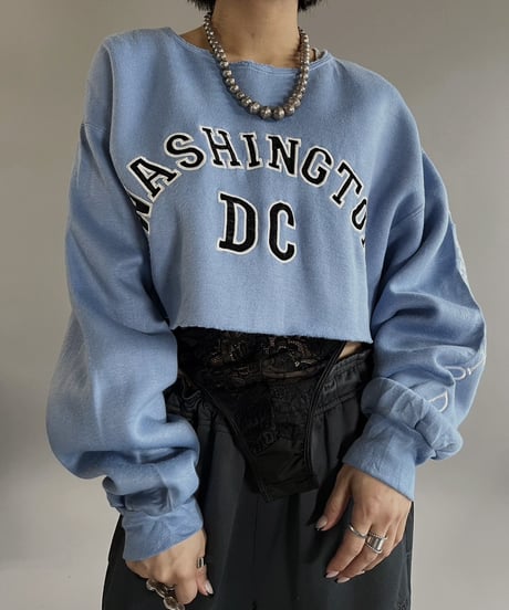 【USED】 CUT OFF L/S Sweat Top /240210-013