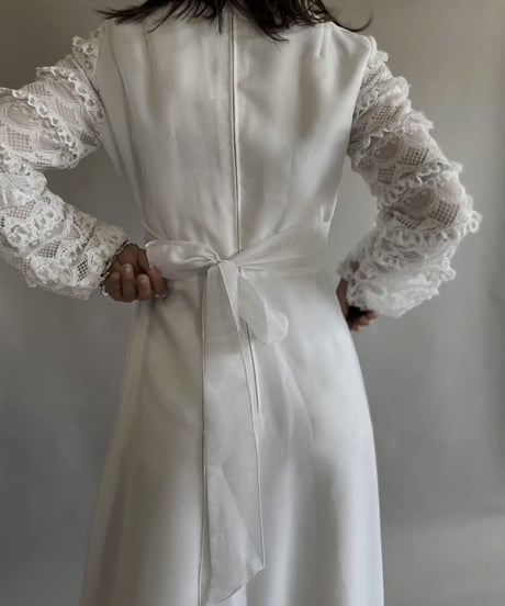 【USED】 L/S Lace Sleeve  One-piece / 230520-011
