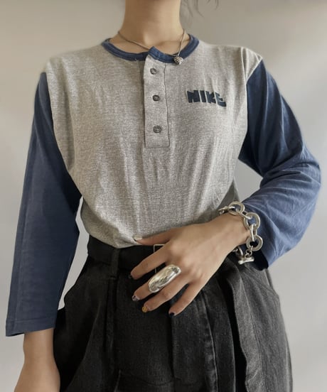 【USED】 made in USA Nike L/S T-Shirt  70~80s / 230812-008