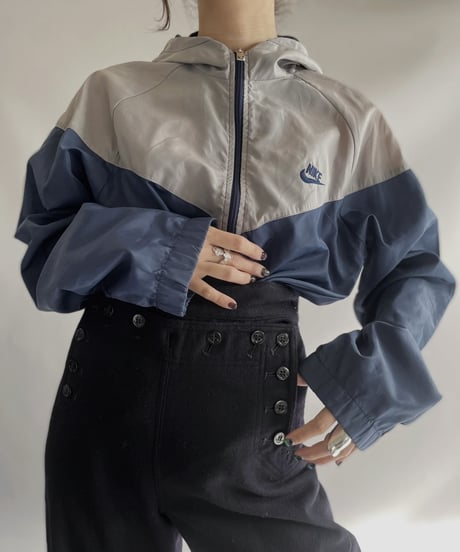【USED】90s Nike Nylon Jacket / 231202-027