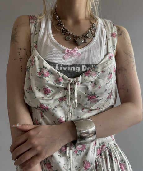 【USED】 Flower Pattern N/S One-Piece / 260613-014