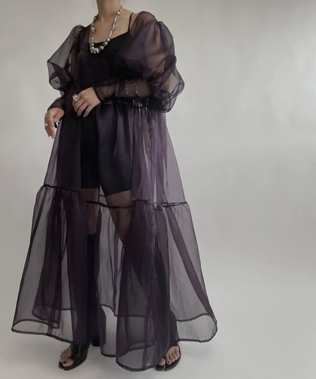 【RE;CIRCLE】 RE Sheer Purple One-piece / 220721-001