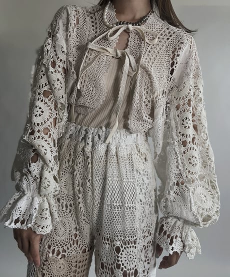 【RE;CIRCLE】 RE Crochet Bolero / 220623-017