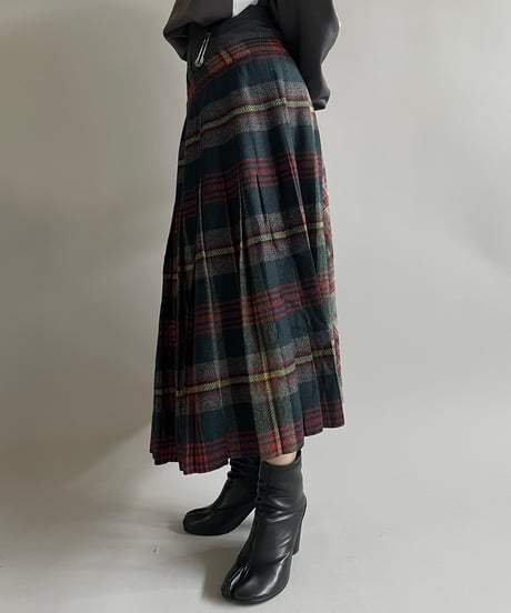 【RE;CIRCLE】 RE Kilt Long Skirt / 250102-008