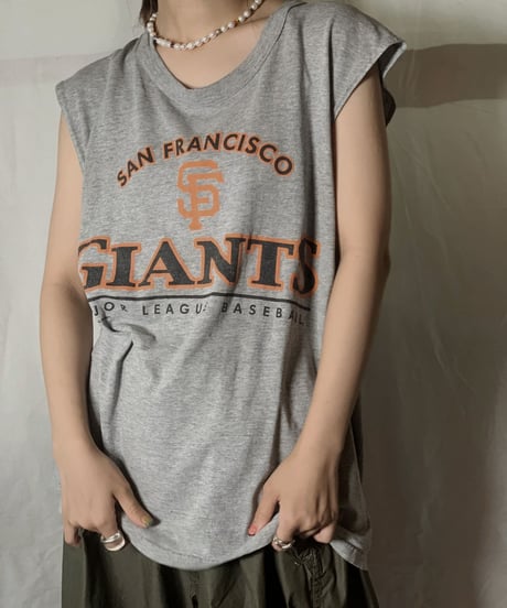 【USED】 N/S T-shirt GIANTS /210708-006