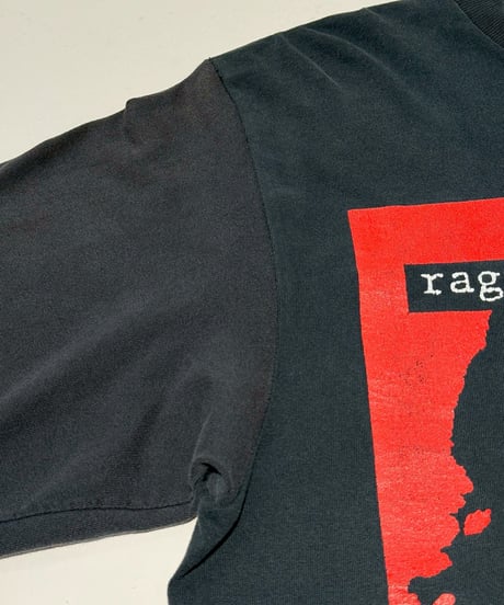 【USED】 90's  RAGE AGAINST THE MACHINE Docking Sleeve L/S T-Shirt /250621-048