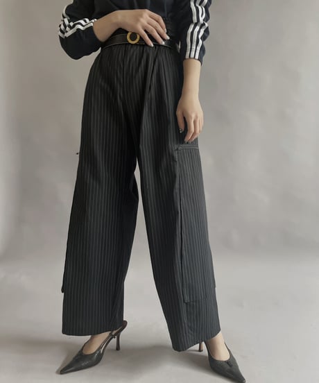 【USED】 Blanque Striped Pants / 230318-021