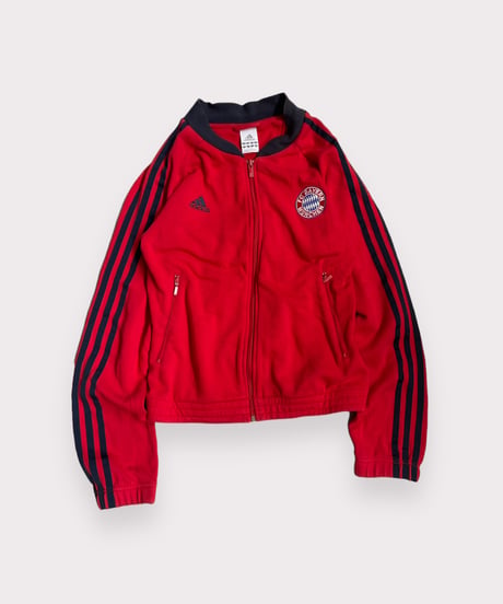 【USED 】adidas BAYERN Soccer Jersey Top /240603-058