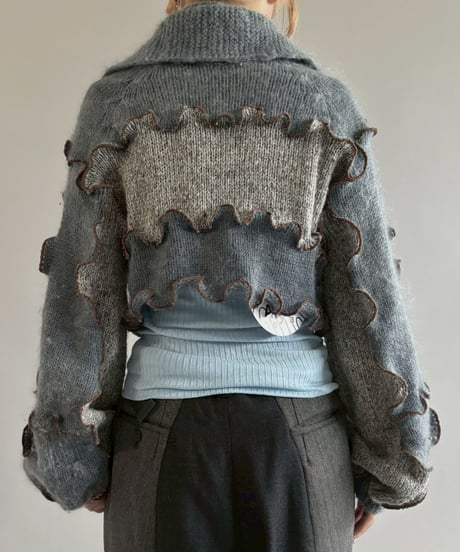 【RE;CIRCLE】 RE Mellow Knit Cardigan + Tie/ 251127-008