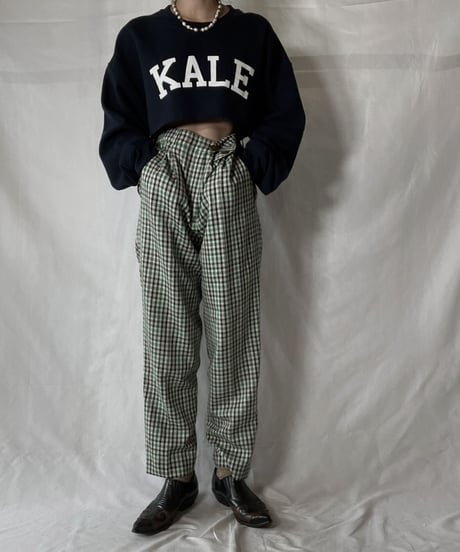 【USED】  Cut off Sweat KALE/211014-053