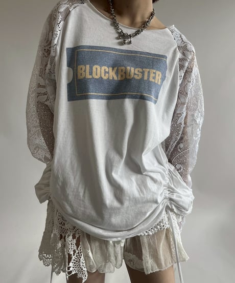 【RE;CIRCLE】 RE Lace Switching Raglan T-Shirt / 250605-010