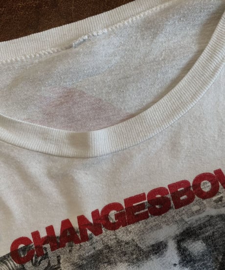 【USED】 S/S T-shirt David Bowie "CHANGESBOWIE"/210526-005