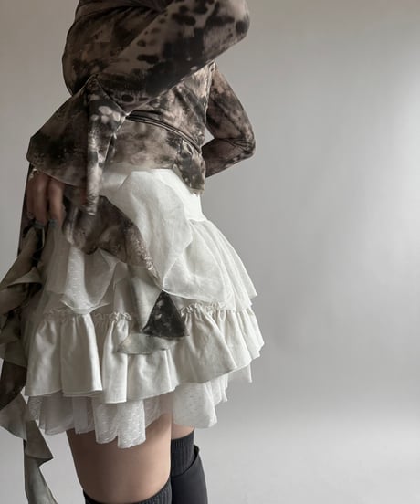 【USED】 Pattern Mini Skirt  /250412-026