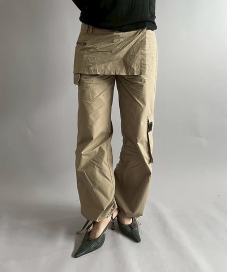 【USED】  Cop.Copine Layered Design Pants / 251014-035