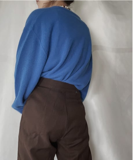 【USED】   LACOSTE Knit Top④/211126-010