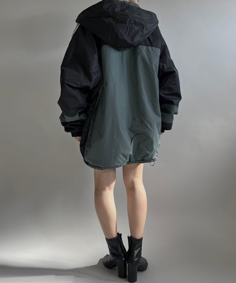 【USED】 90's adidas Nylon Fleece Reversible jacket /241228-016