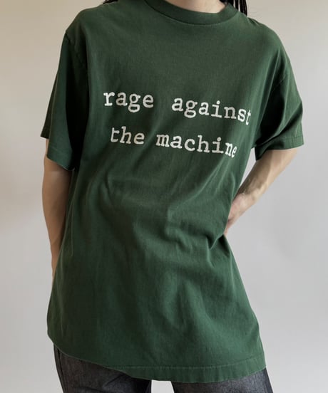 【USED】 90's  RAGE AGAINST THE MACHINE T-Shirt /250621-047