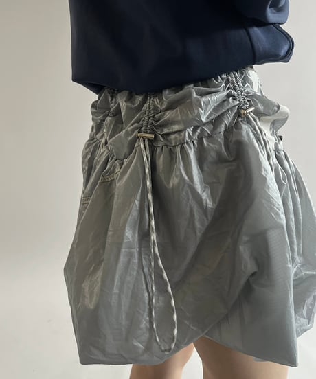 【RE;CIRCLE】 Re French Army Parachute Balloon Skirt Mini / 250306-001