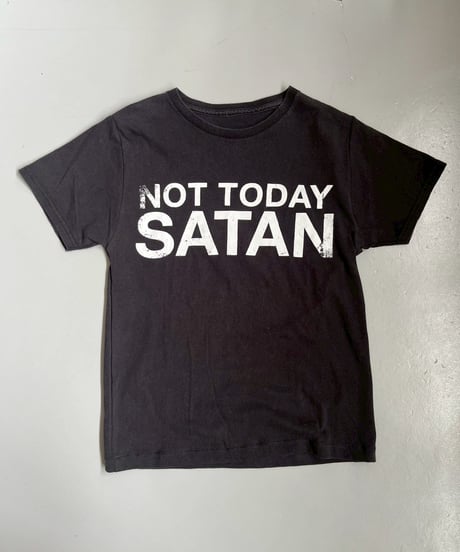 【USED】 RESIZED 00s NOT TODAY SATAN T-Shirt / 250830-026