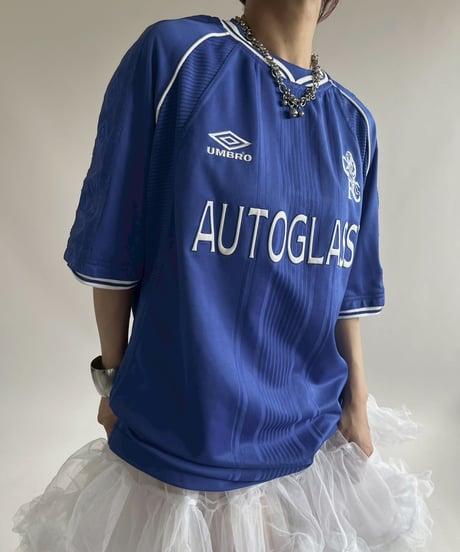 【USED】 99~01's UMBRO CHELSEA Soccer Shirt/ 250607-033