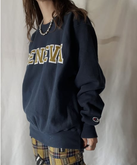 【USED】  Champion Reverse Weave Sweat GENEVA/211116-037