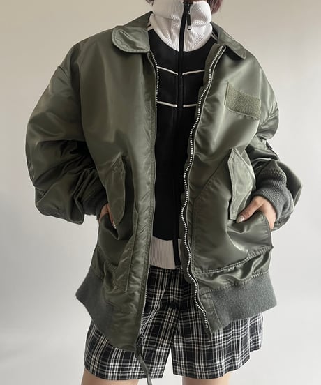 【USED】 Made in USA Military Flight Jacket /250118-002