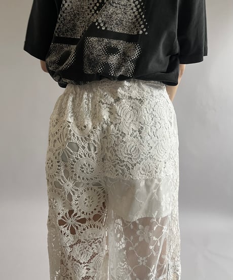 【RE;CIRCLE】 RE Crochet Patch Pants / 240829-001