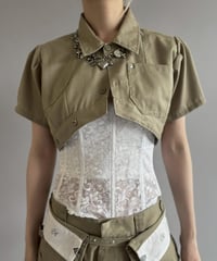 【Chinatsu Aoyama】 RE Makers Shirt Khaki / 260702-004