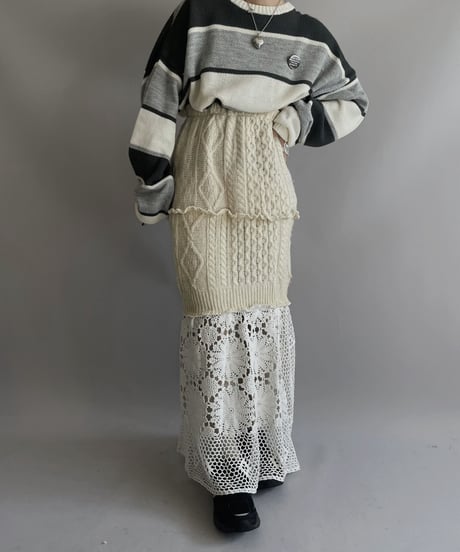 【USED】 Poly Knit Top/ 231026-009
