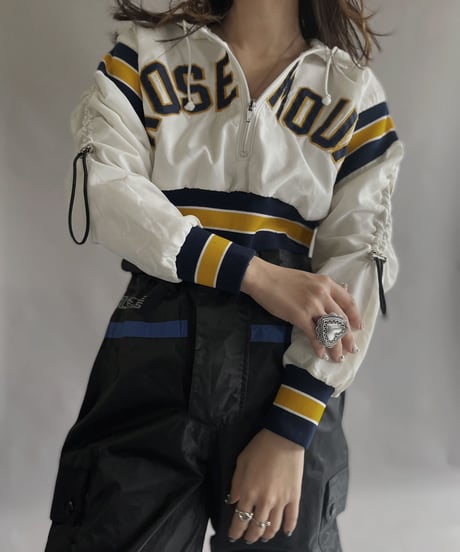 【RE;CIRCLE】 RE Nylon Drawcord Pullover White / 230309-007
