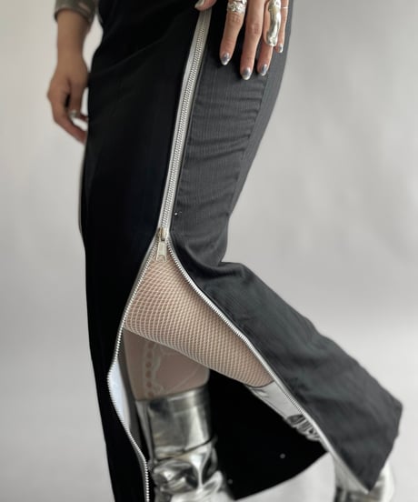 【RE;CIRCLE】 Re Front Zip Skirt/ 241003-013