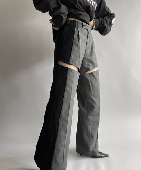 【RE;CIRCLE】 Re Suit Slit Pants/ 241003-007