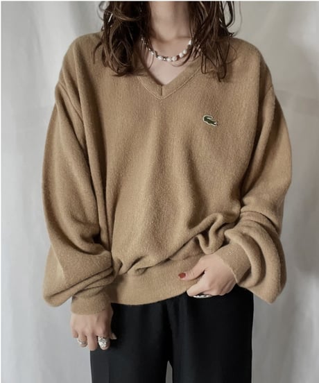 【USED】   LACOSTE Knit Top 11/211126-027