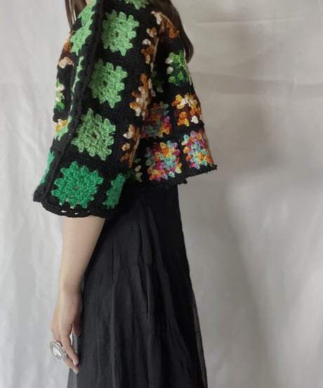 【RE;CIRCLE】 RE Granny Knit Top⑤/211014-005