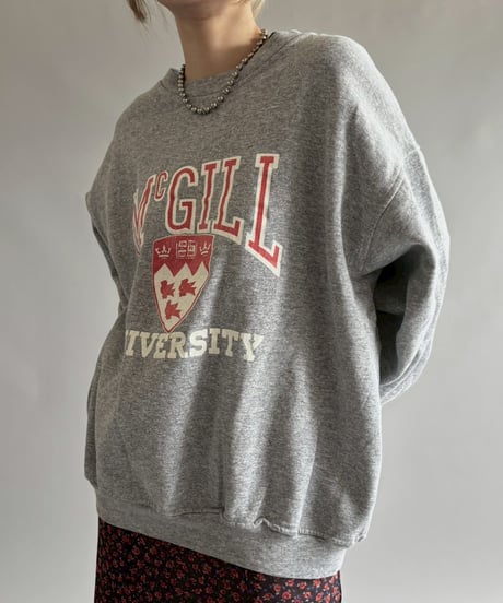 【USED】 McGILL UNIVERSITY Sweatshirt / 250920-014