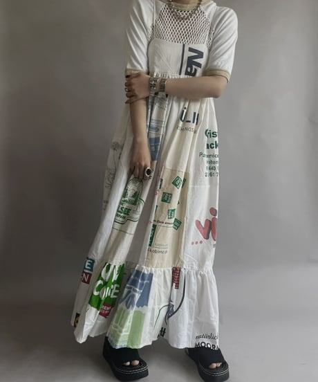【RE;CIRCLE】RE Eco-Friendly Bag Camisole Long One-piece / 230427-016