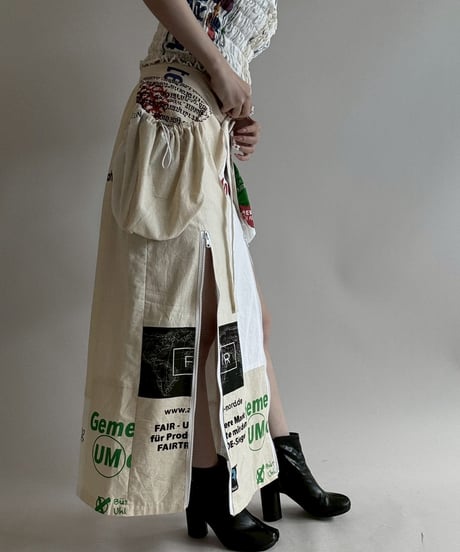 【RE;CIRCLE】RE Eco-Friendly Bag Belt Bag Skirt  / 250626-014
