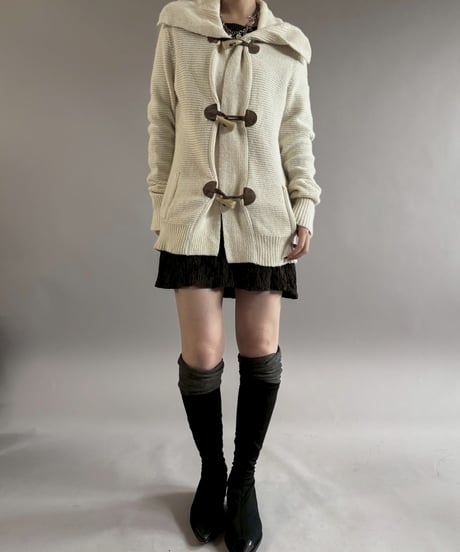 【USED】 Lauren Ralph Lauren Toggle Botton Knit Cardigan / 260221-017