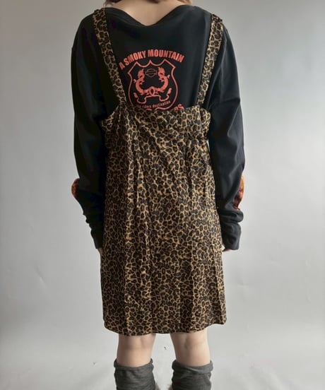 【USED】 Leopard Pattern Camisole One-Piece  /251004-031