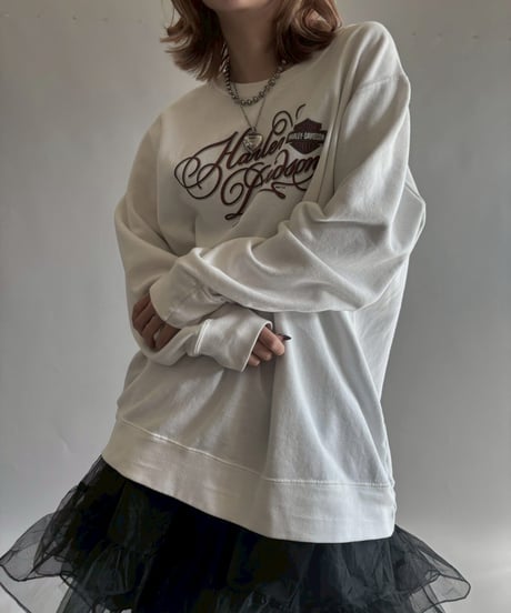 【USED】 11's HARLEY DAVIDSON Sweat Top / 251004-015