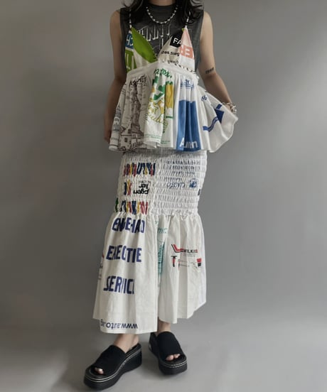 【RE;CIRCLE】RE Eco-Friendly Bag Camisole Bustier / 230622-007