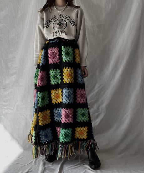 【RE;CIRCLE】 RE Granny Long Skirt②/211110-009