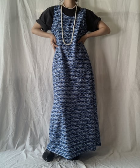 【USED】 Summer Knit N/S One-piece/210714-020