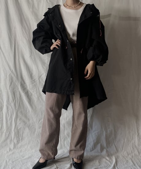 【USED】 Dyed Black US Snow Hoodie  /201020-019