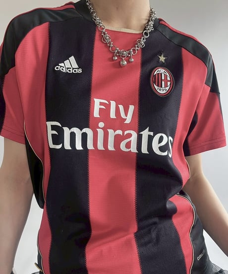 【USED】 10~11's adidas AC Milan Soccer Shirt/ 250607-027